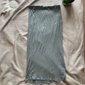 Mint Green Midi Skirt